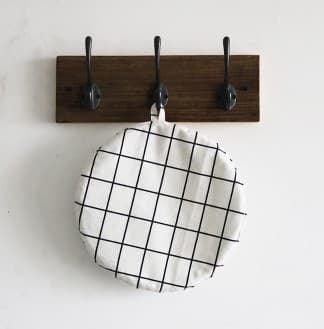 Thick Cotton Oven Cloth with Geometric Print - Trendha