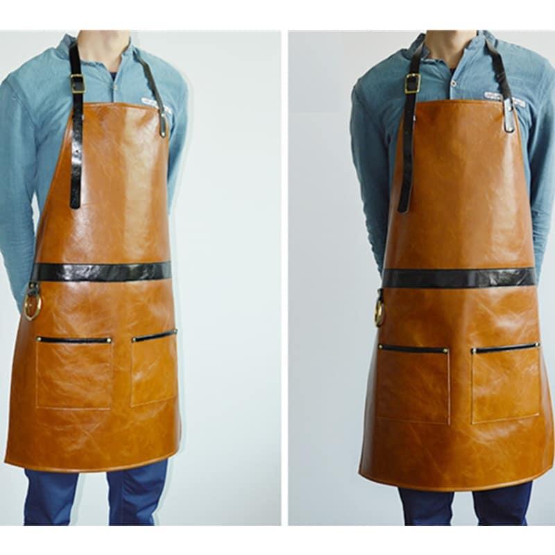 Unisex Leather Apron for Kitchen - Trendha