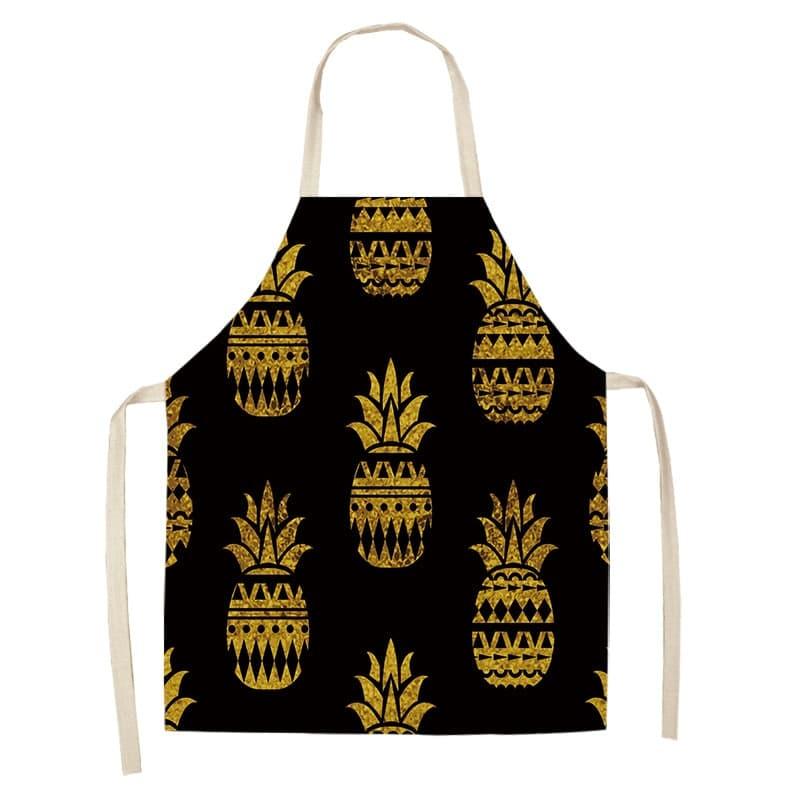 Women's Bronze Patterned Kitchen Apron - Trendha
