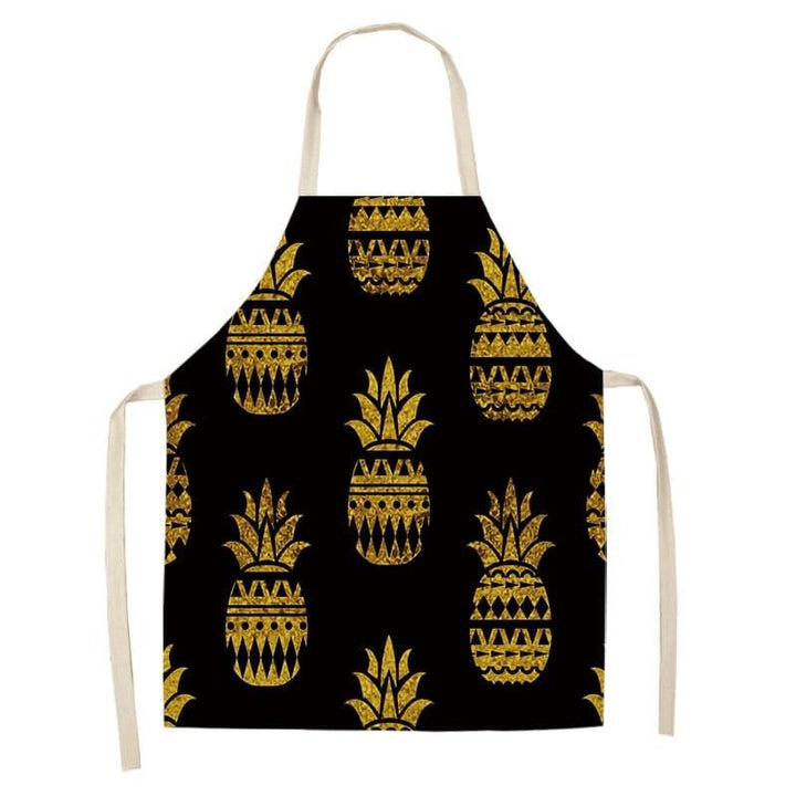 Women's Bronze Patterned Kitchen Apron - Trendha