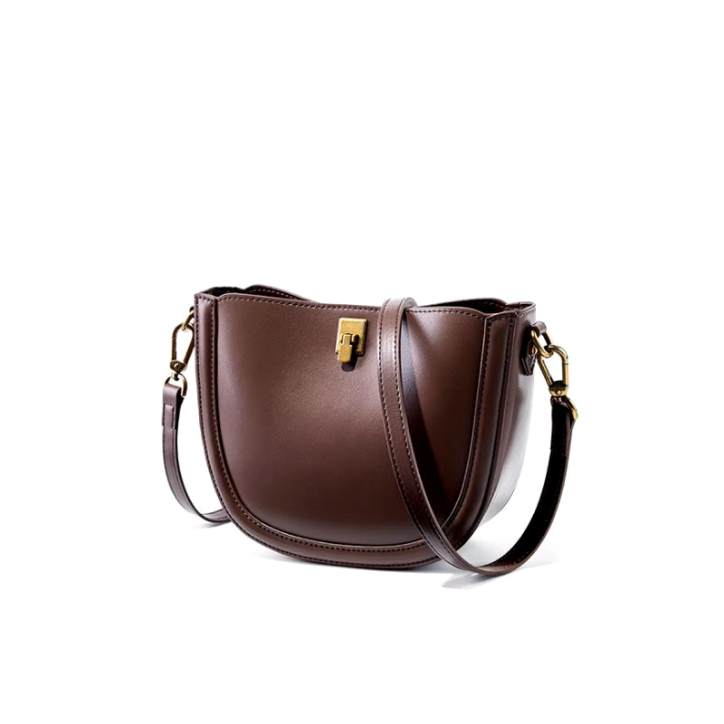 Soft Genuine Leather Crossbody Bag