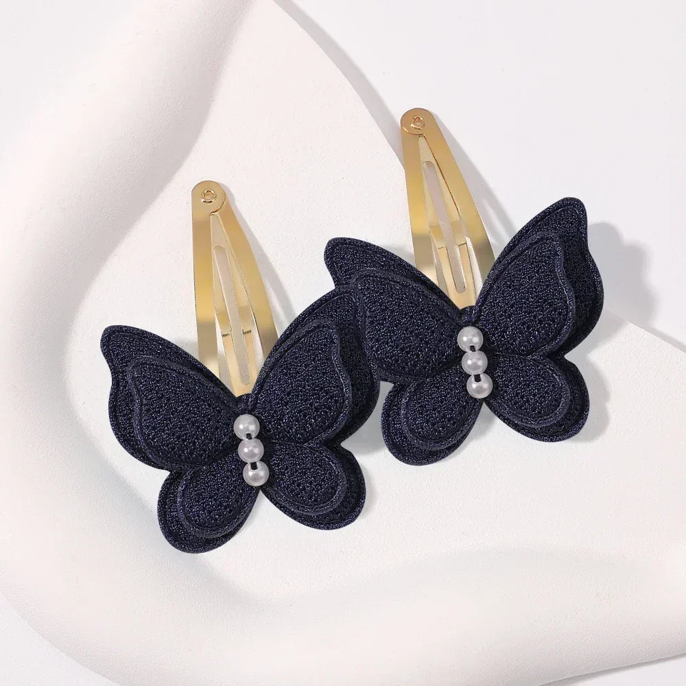 2pcs Butterfly Hair Clips for Girls