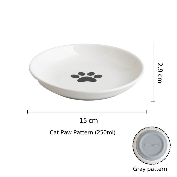 Elegant Ceramic Pet Bowl