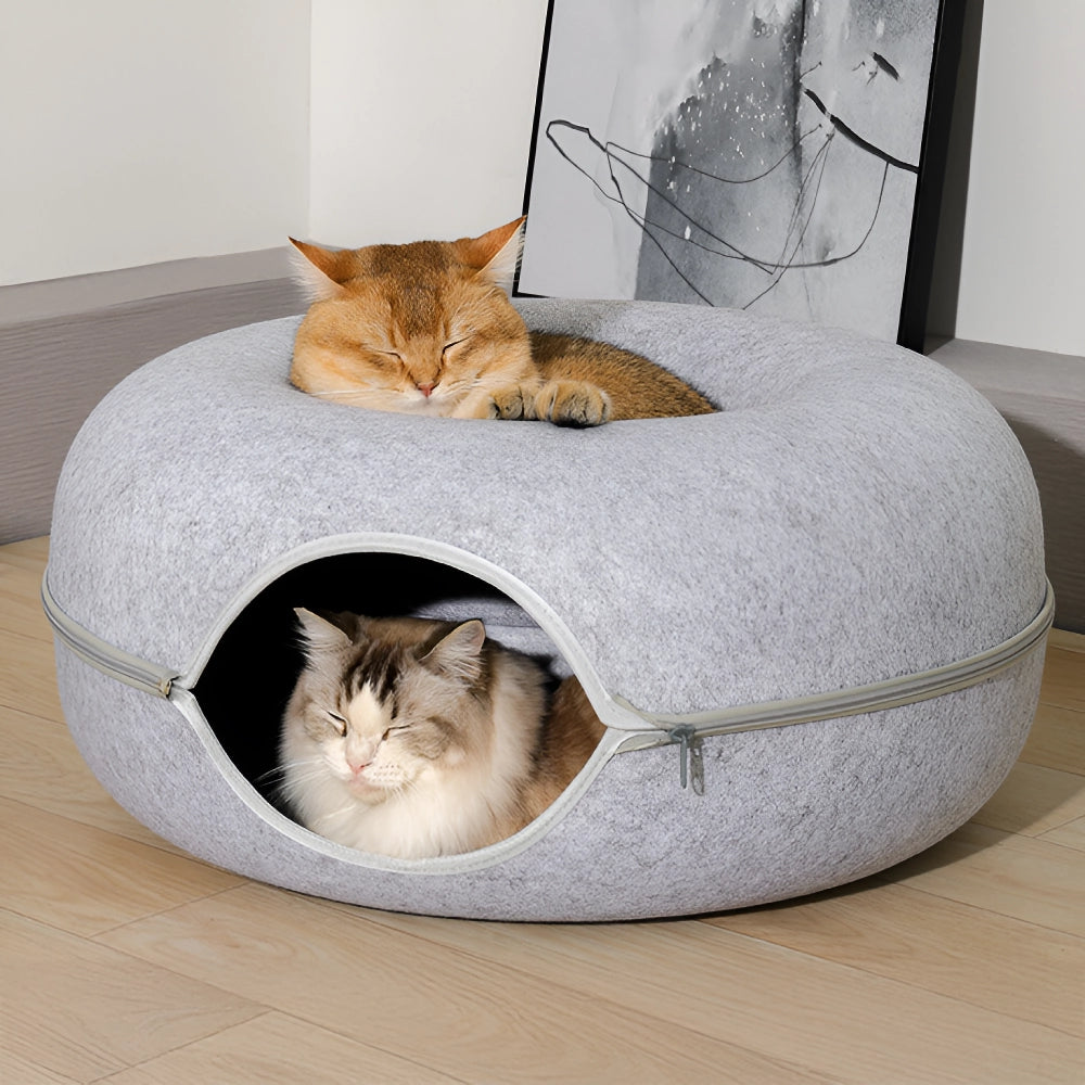 Donut Cat Bed & Tunnel