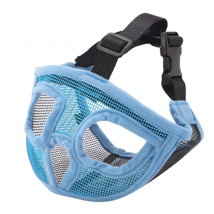 Breathable Mesh Muzzle for Flat-Faced Dogs