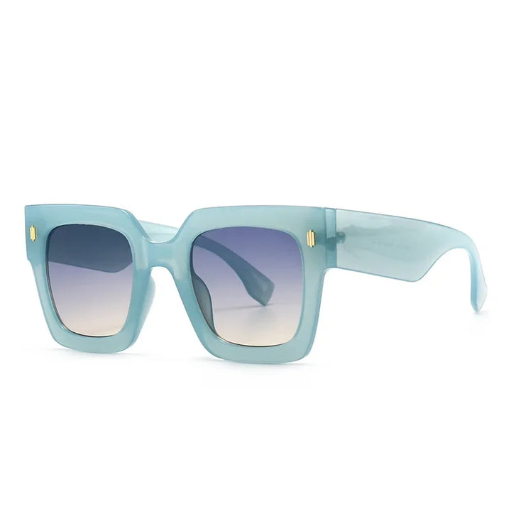 Retro Square Frame Cat Eye Sunglasses