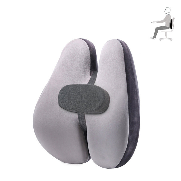 Chair Cushion Memory Foam Waist Cushion Support Lumbar Back Cushion Protect Spine Seat