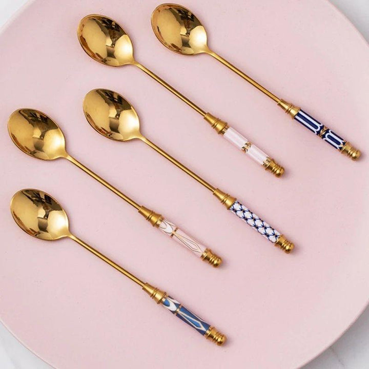 Elegant Stainless Steel Dessert Spoon