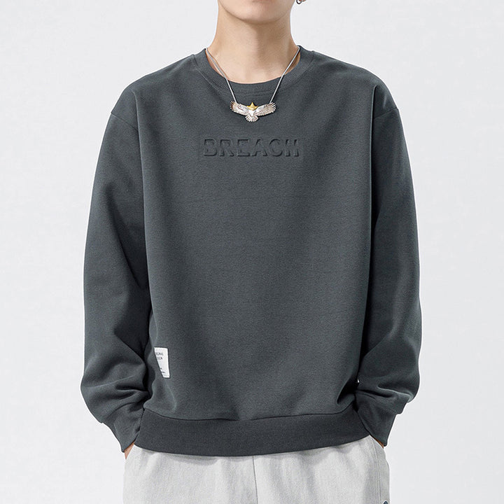 Rock Man Casual O Neck Sweatshirt