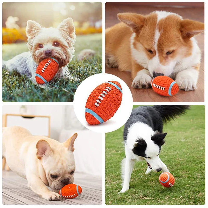 Bite-Resistant Squeaky Chew Toy for Dogs