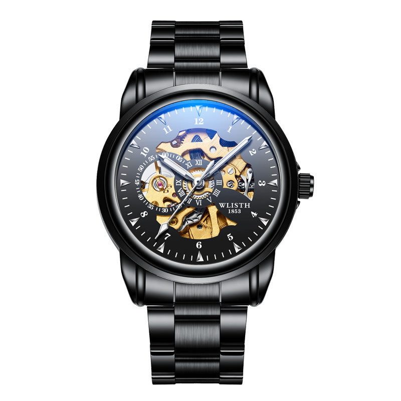 Mechanical Leather Men's Watch Waterproof Luminous