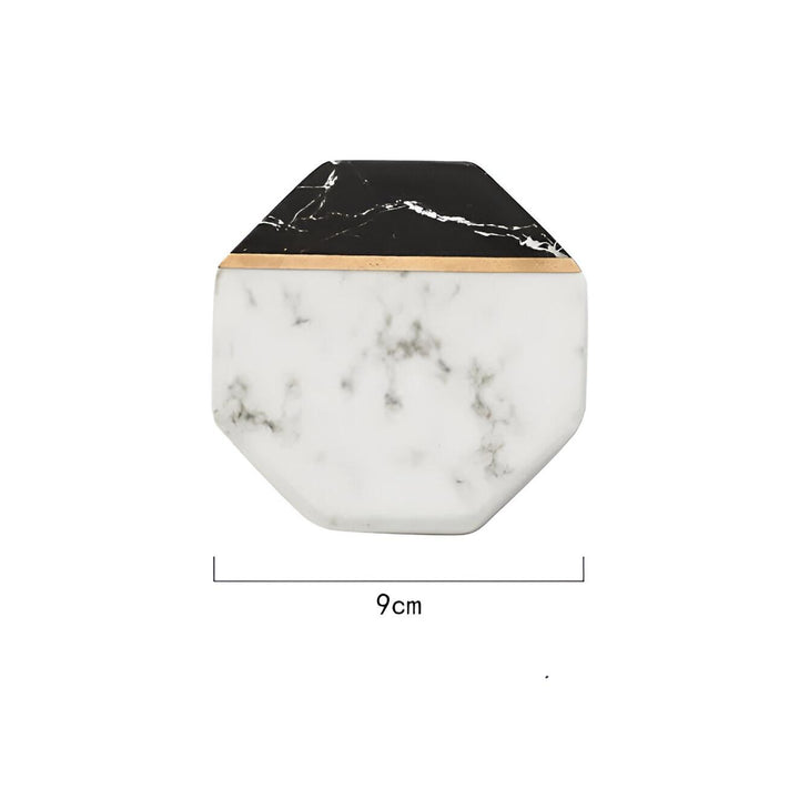 Elegant Marble Ceramic Coasters