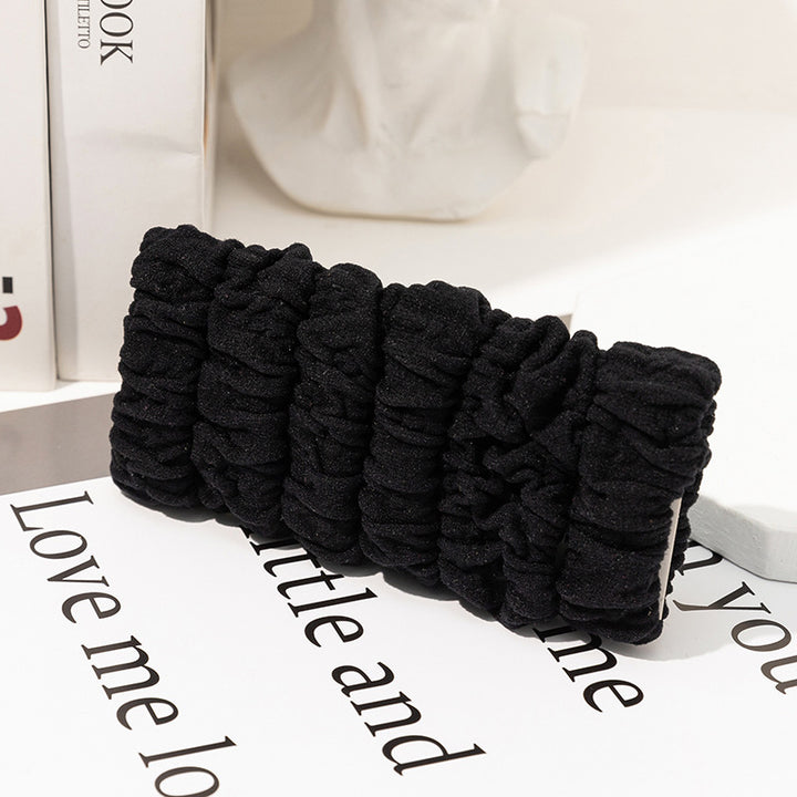 6PCS High Elastic Hair Bands – Stylish Scrunchies for Women