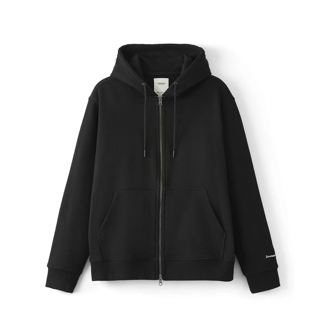 Men's Oversize Full Zip Fleece Lined Hoodie