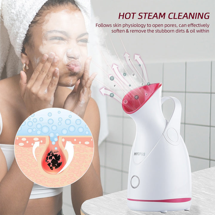 Facial Nano Steamer Hot Mist Hydrating Deep Cleanser with Aromatherapy