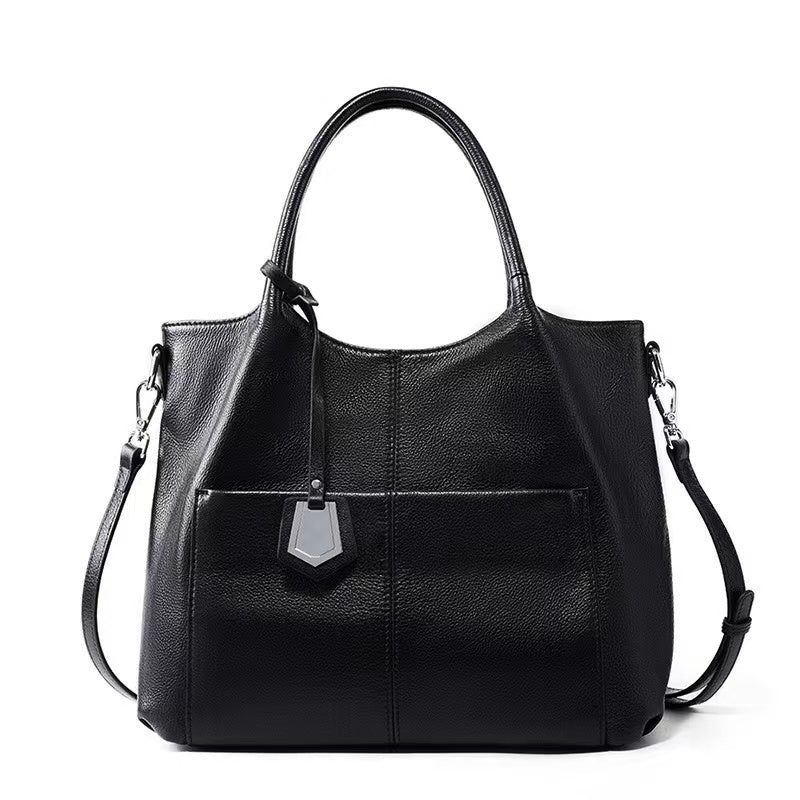 Genuine Leather Women's Large Capacity Tote Handbag