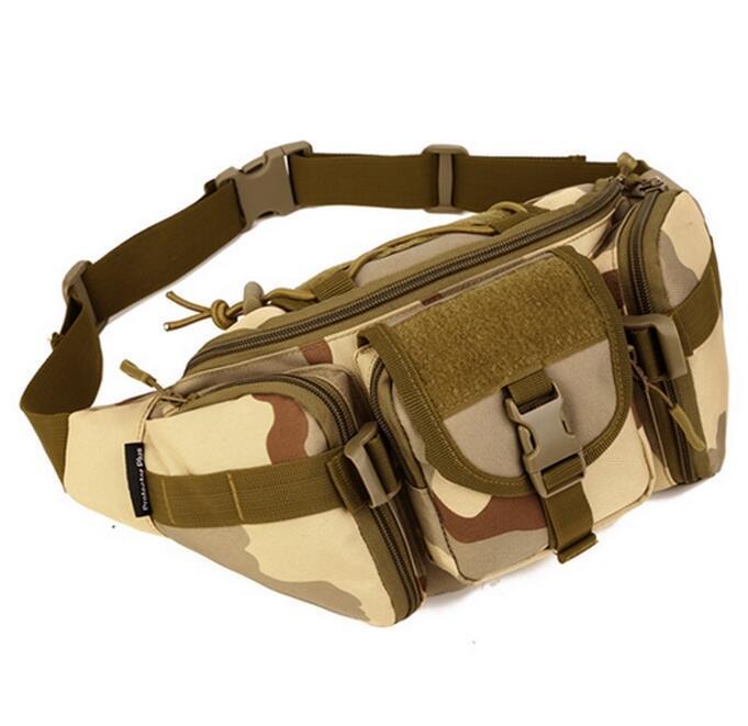 Army fan bag outdoor big waist bag riding bag