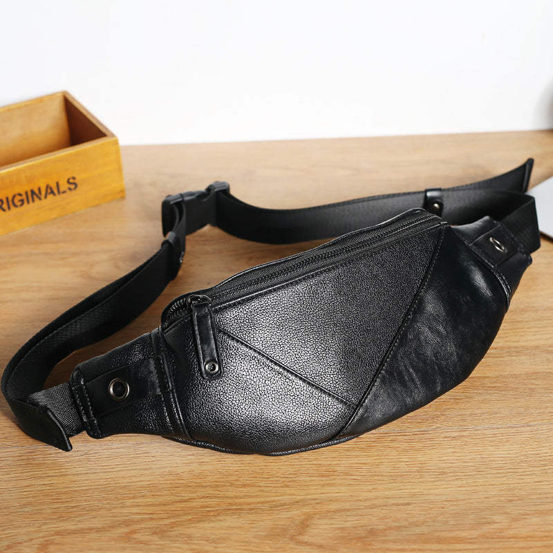 Shoulder Casual Leather Carrying Sports Waist Bag