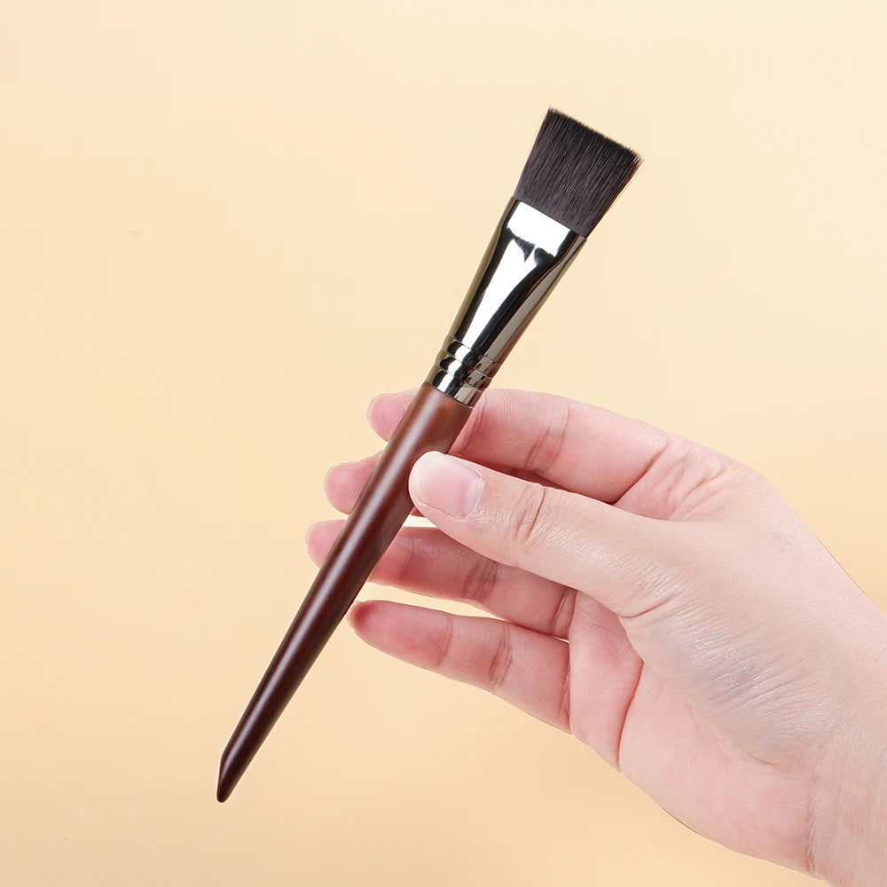 Flat Face Mask Brush for Skincare and Foundation Application