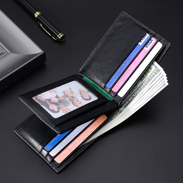 Vintage Genuine Leather RFID Men’s Wallet