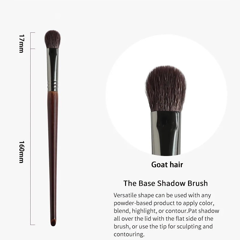 4Pcs Premium Goat Hair Makeup Brush Set