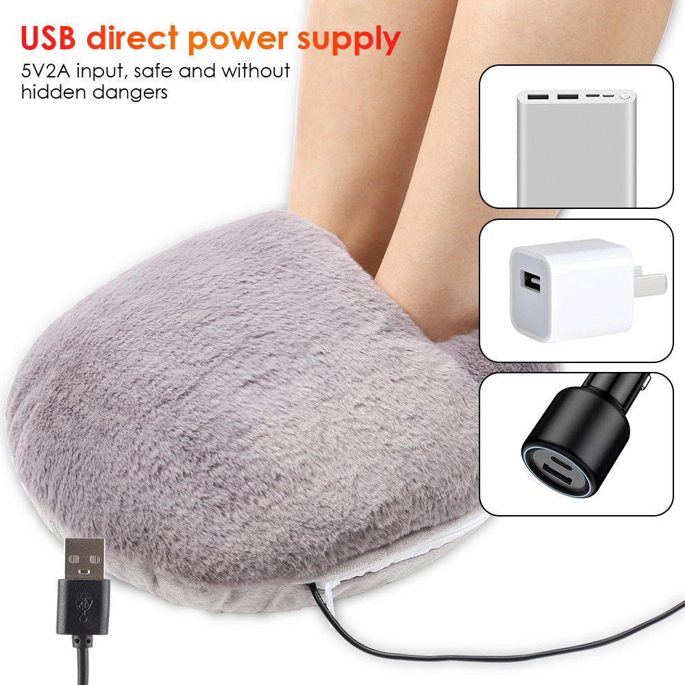 Soft Velvet Foot Warmer Heater