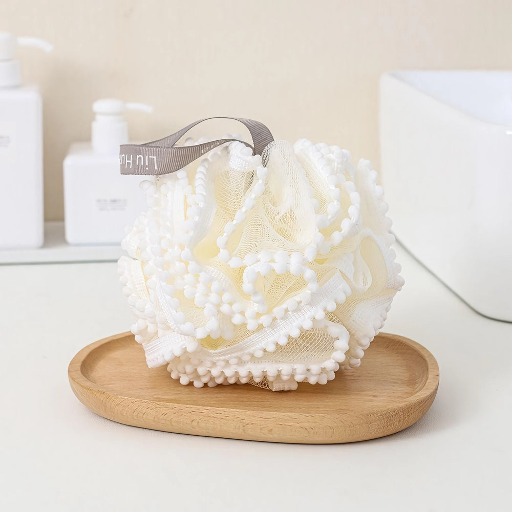 Flower Lace Bath Sponge Ball