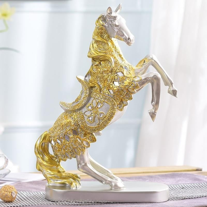 Wine Cabinet Decoration Horse European Home Living Room Fortune Light Luxury Desktop Accessories Crafts Win Instant Success