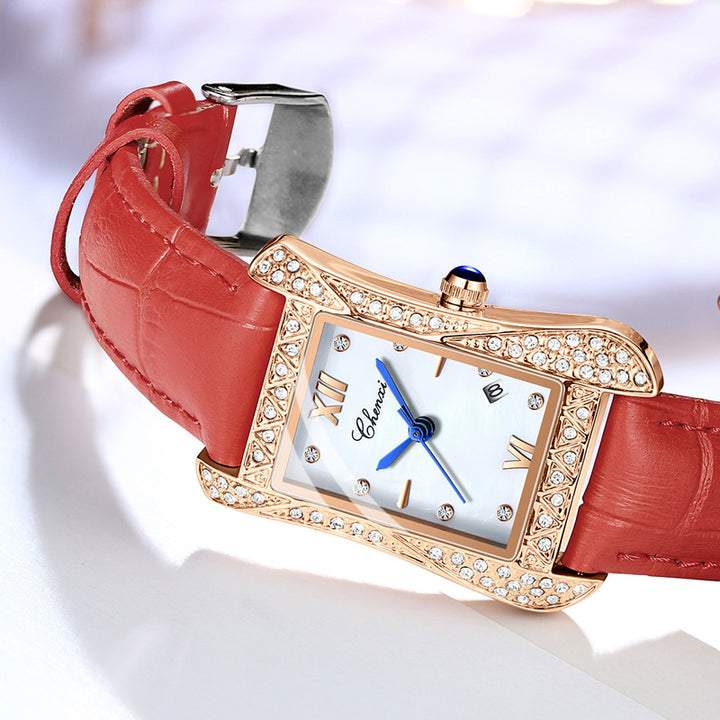 Women Wrist Watch CHENXI Brand Irregular Dial Diamond