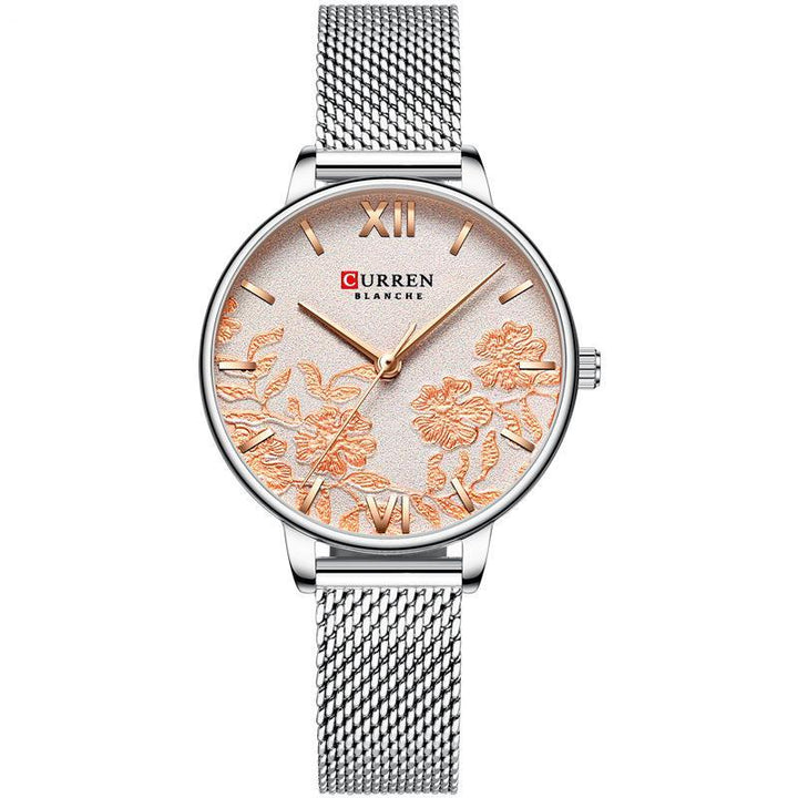 Ladies Waterproof Small Dial Pattern Watch