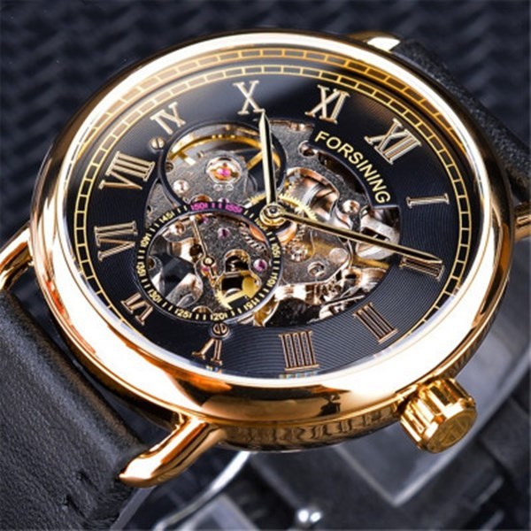 Fashion Casual Hollow Men's Mechanical Watch