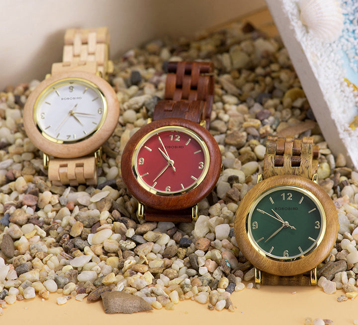 Stylish And Simple Temperament Wooden Watch