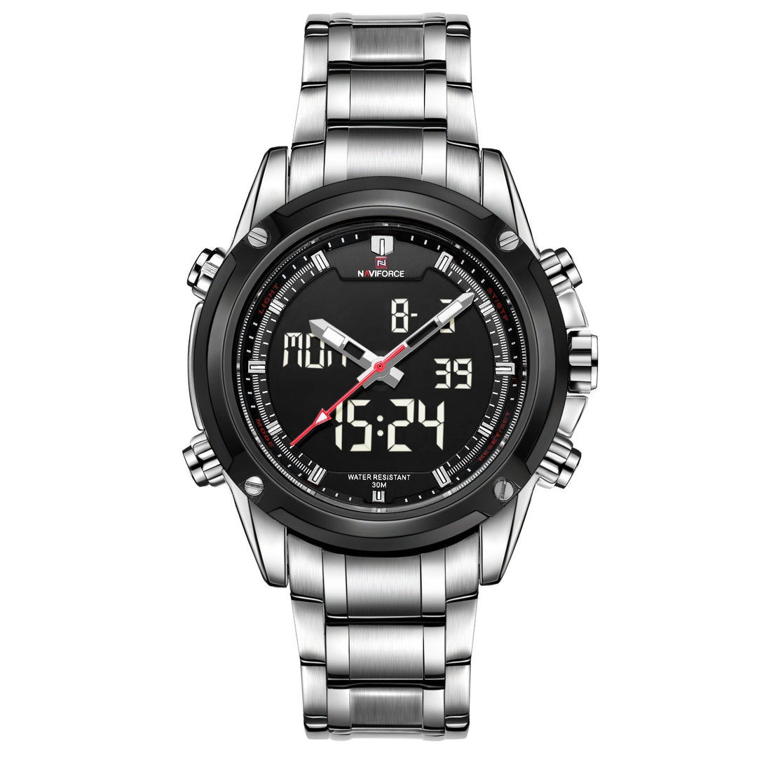 Waterproof Casual Steel Band Quartz Watch