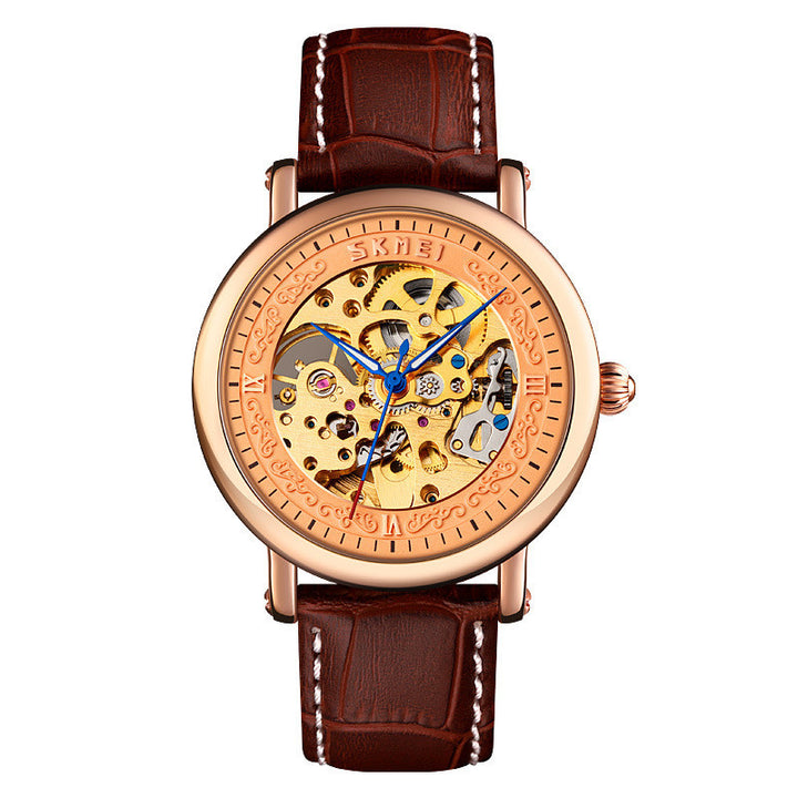 Automatic Skeleton Mechanical Movement Watch Waterproof Automatic Mechanical Watch