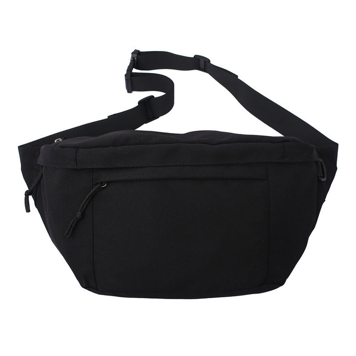 Large-capacity Canvas Chest Bag Messenger Bag Korean Fashion Casual Sports Women's Bag