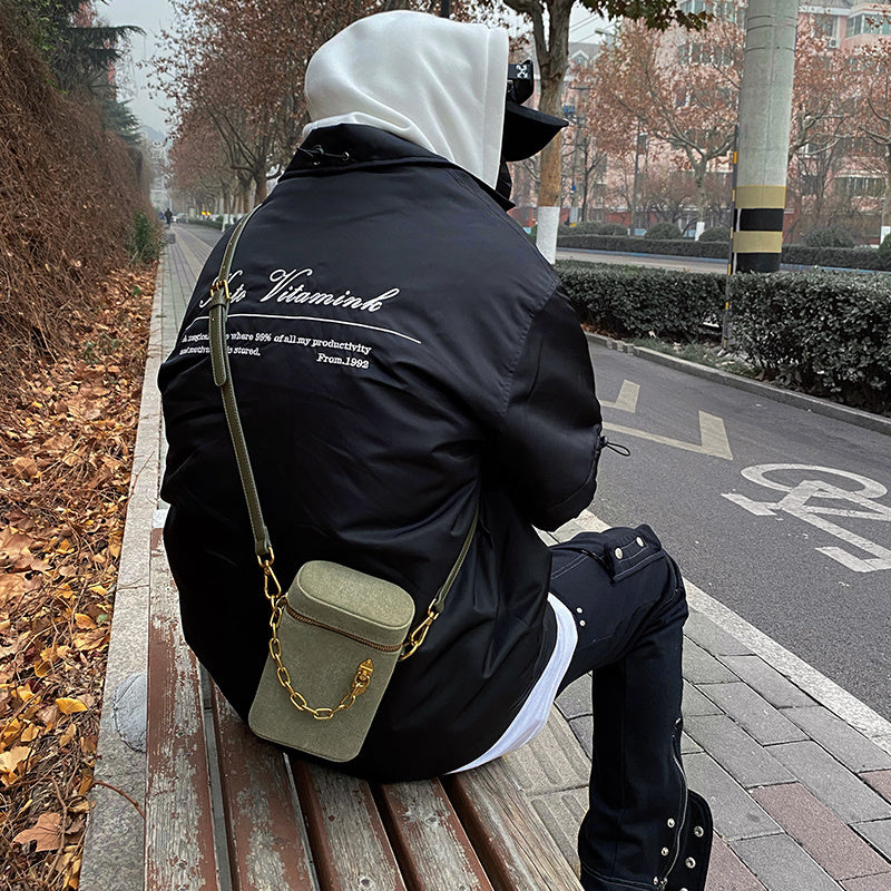 Fashionable Personality, Cool And Handsome, All-match New Handbag Chain Bag