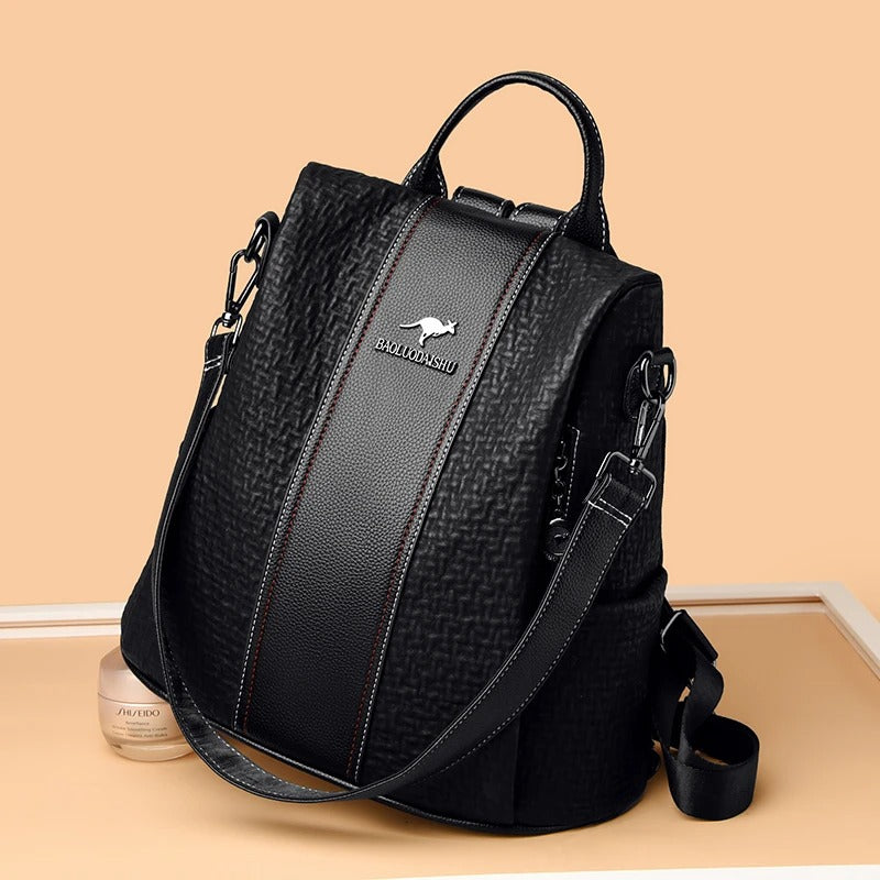 Luxury Soft Leather Backpack for Women