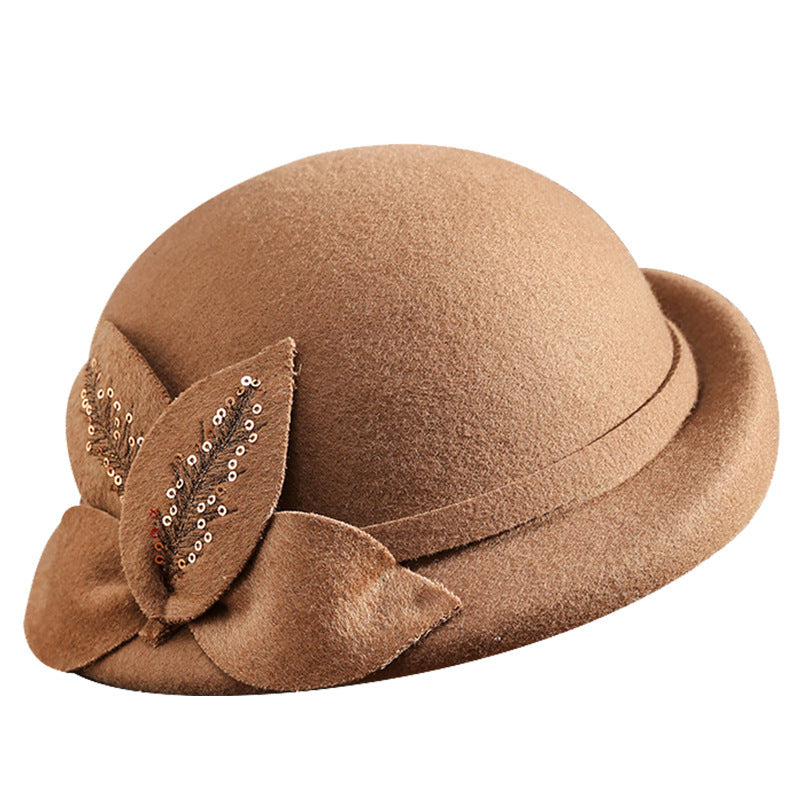 Women's Retro Beret Elegant Fur Felt Hat