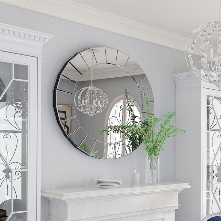 Round Decorative Mirror for Wall Decor