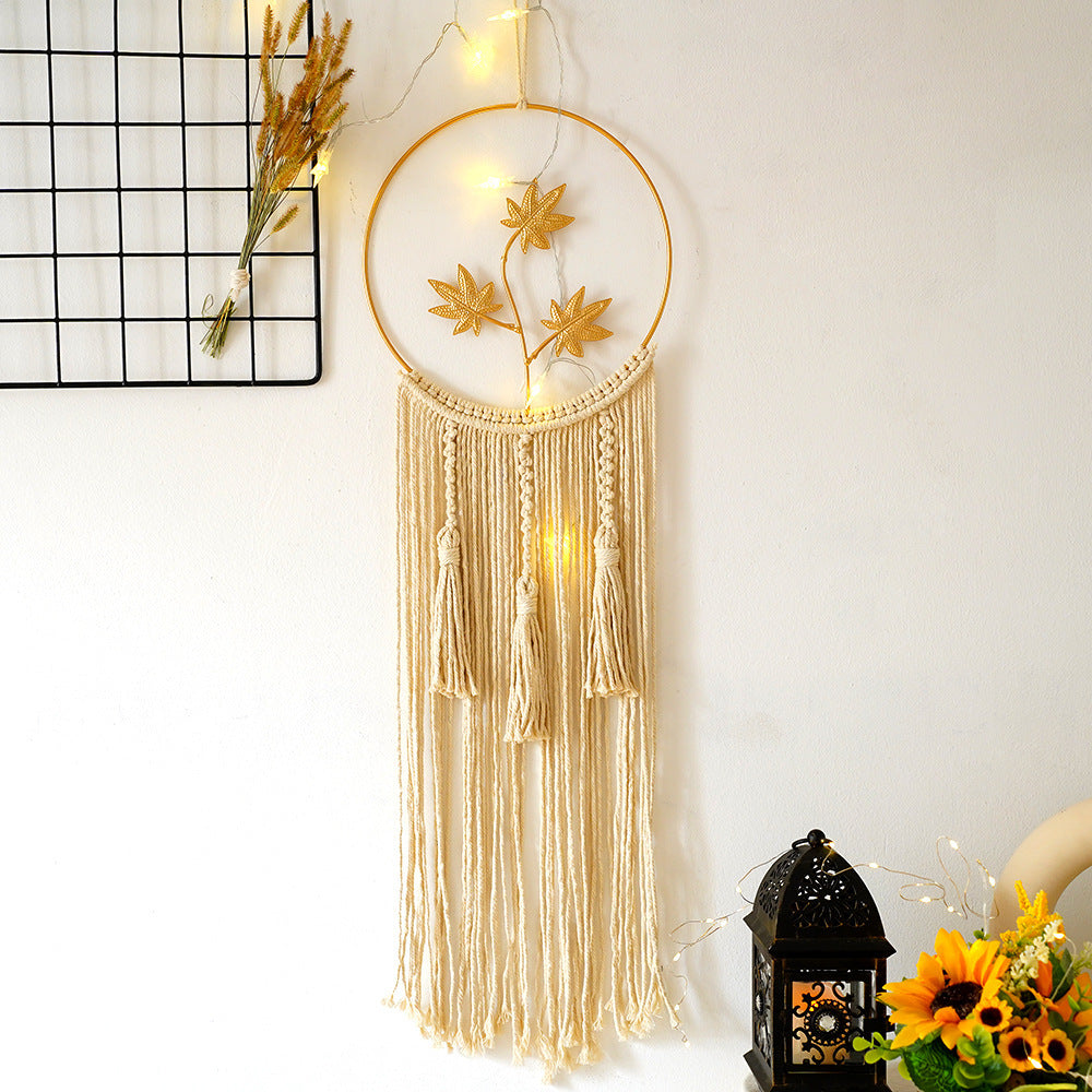 Hand-woven Tapestry Dreamcatcher Birthday Girl Room Tassel Wall Hangings Wall Hanging Artistic Gift Ins Style