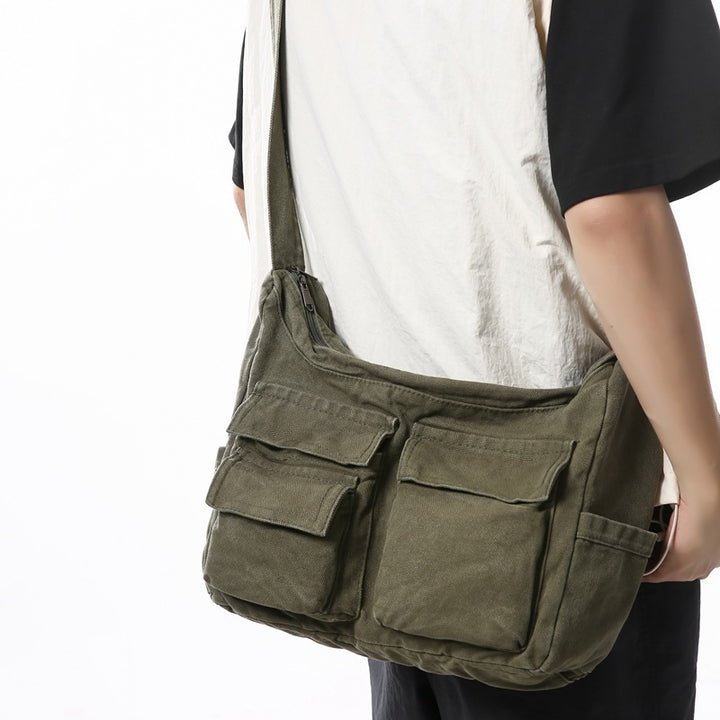 Retro Large Capacity Shoulder Crossbody Bag