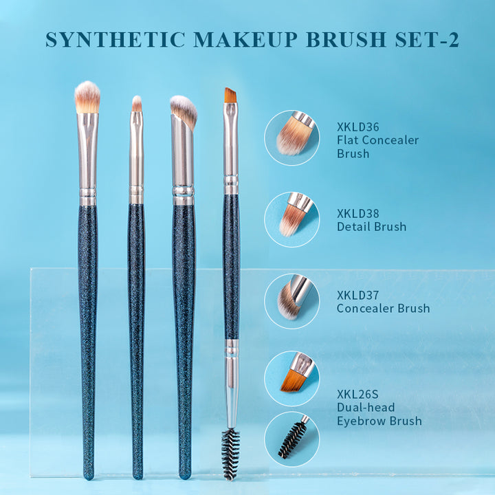 4PCS Eyeshadow & Concealer Makeup Brush Set