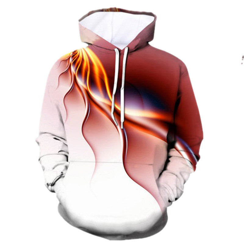 Color Lightning Peripheral Series 3D Digital Printing Sweater