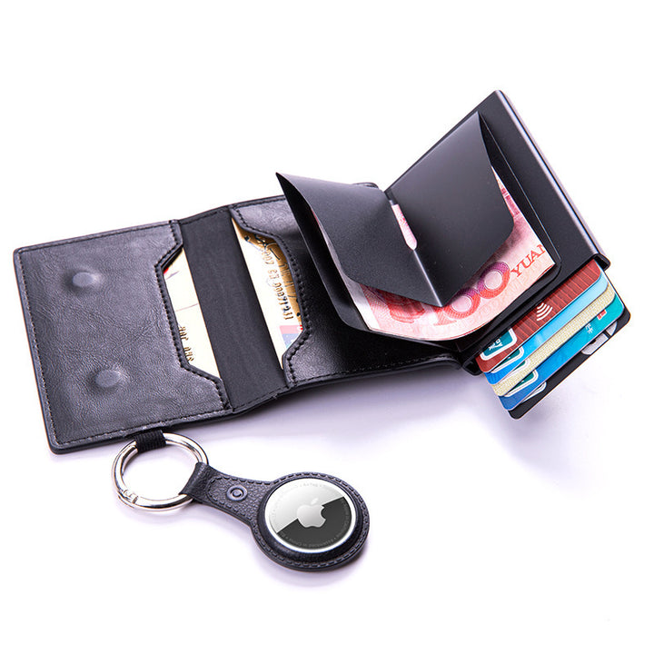 AirTag Card Holder Keychain Anti-Lost Card Sleeve