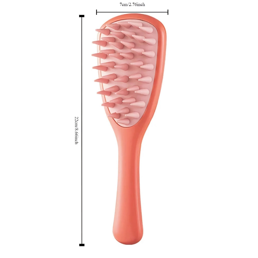 Silicone Long Handle Shampoo Brush for Scalp Massage