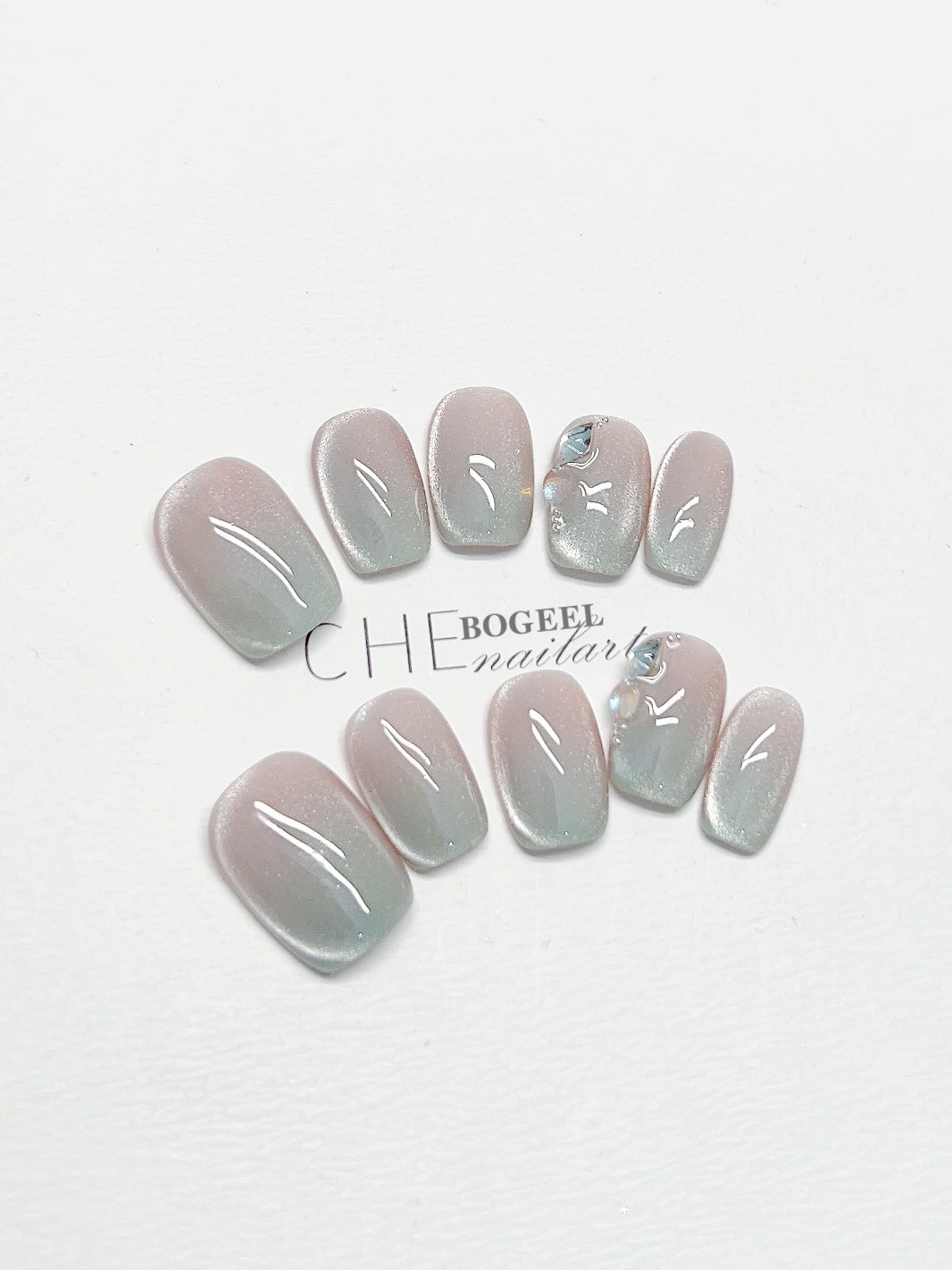 Gradient Coloring Watermelon Nail Sticker