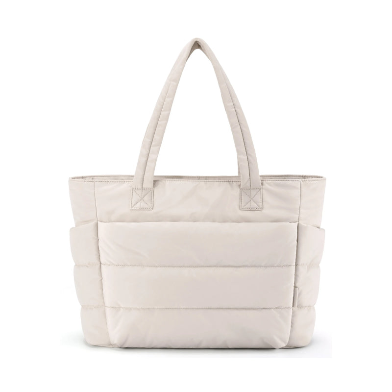 Big Square Quilted Tote Bag