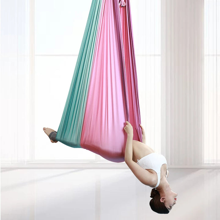 Premium Gradation Color Aerial Yoga Hammock Swing