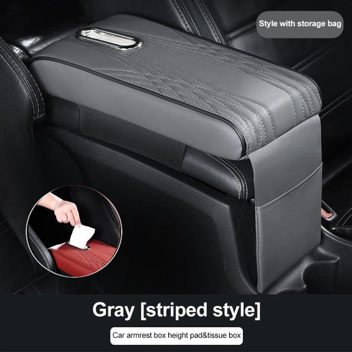 Universal Armrest Pad with Tissue Storage