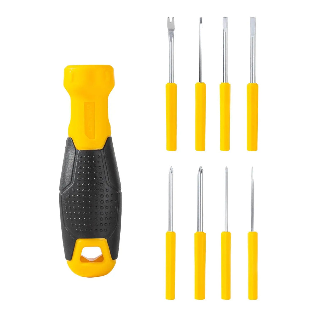 9-Piece High-Quality Screwdriver Set with Y-Shape Handle